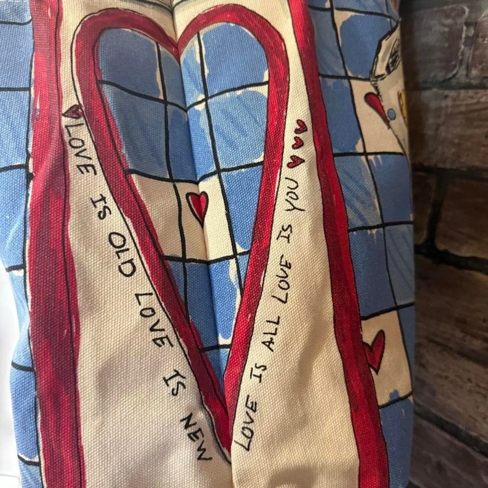 Brighton Love Sparkle Tote D30228 Tom Clancy Canvas Bag NWT $150 Retail